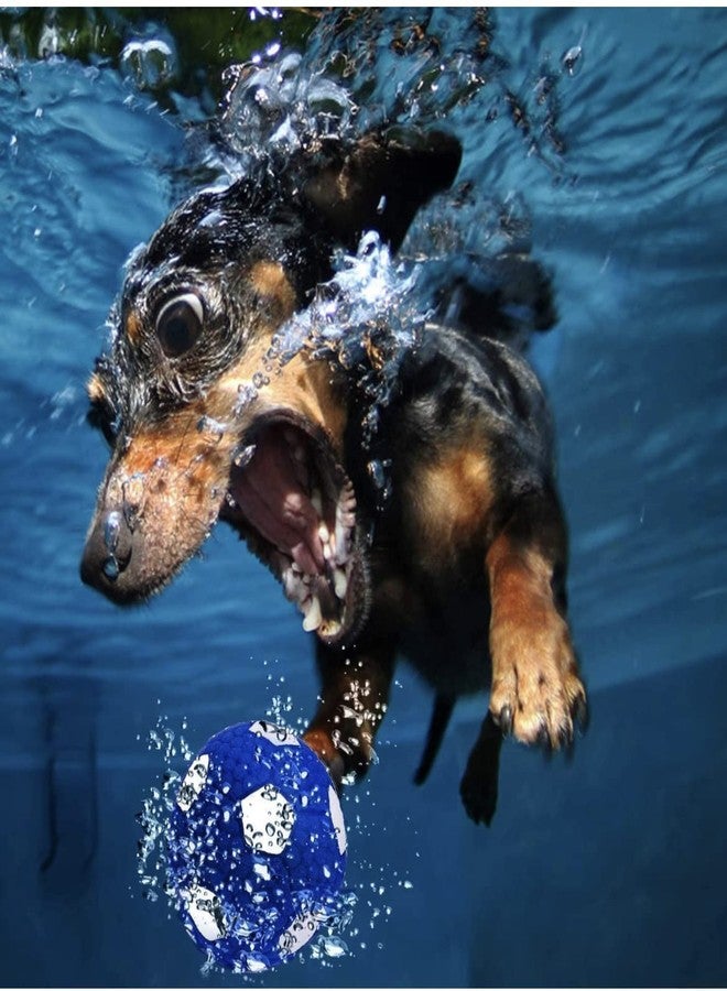 Pups&Pets لعبة كرة قدم للكلاب من Pups&Pets | لعبة مضغ تفاعلية تصدر أصواتًا مصنوعة من المطاط الطبيعي للكلاب الصغيرة والمتوسطة الحجم - Image 5